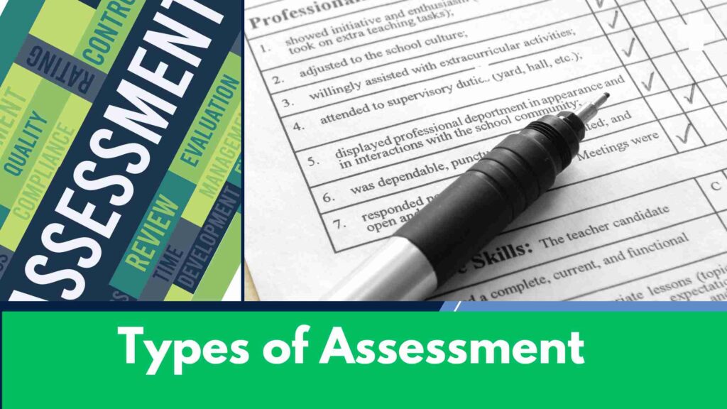 Types of Assessment